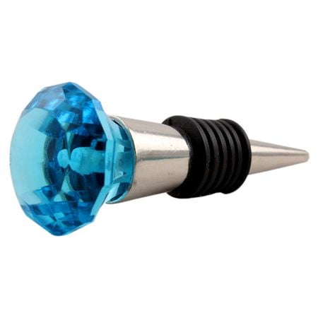Turquoise Diamond Wine Stopper
